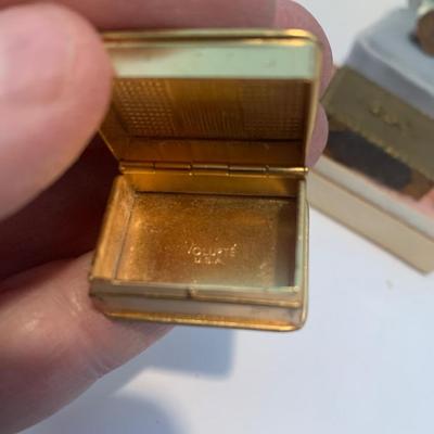 Collectibles Lot - Cufflinks Trinket Boxes Early Match Box