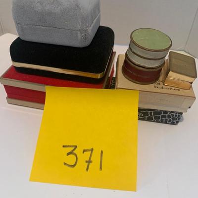 Collectibles Lot - Cufflinks Trinket Boxes Early Match Box