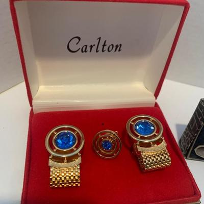 Collectibles Lot - Cufflinks Trinket Boxes Early Match Box