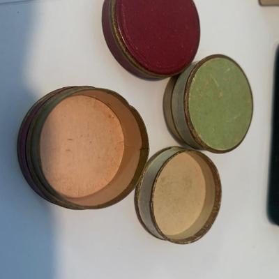 Collectibles Lot - Cufflinks Trinket Boxes Early Match Box