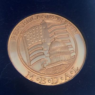 Vintage Coin / Token Lot Brooklyn Bridge Commemoratives & Republican Medal