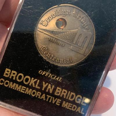 Vintage Coin / Token Lot Brooklyn Bridge Commemoratives & Republican Medal