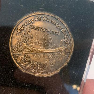 Vintage Coin / Token Lot Brooklyn Bridge Commemoratives & Republican Medal
