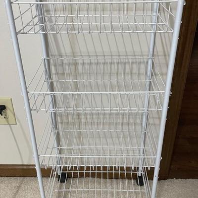 34â€ tall 10â€ wide 4 drawer rolling cart