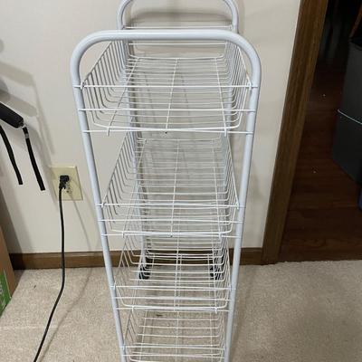 34â€ tall 10â€ wide 4 drawer rolling cart