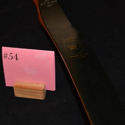 Vintage Super Necedah Model X-30 Shakespeare Wonderbow 50# 54â€
