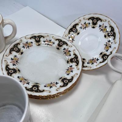 Christmas bells and tea cups