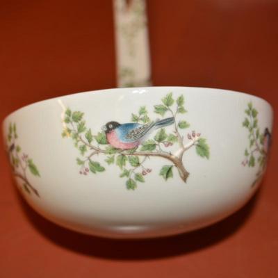 Vintage Portmeirion â€œBirds of Britainâ€ Tureen w/ Lid & Ladle 12.5x11
