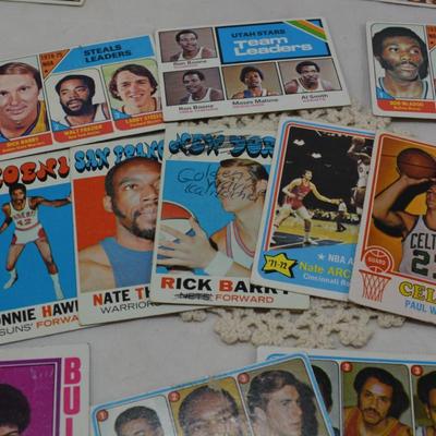 Lot of 95 NBA Hall of Famers Basketball Cards, â€™71-â€˜72/â€79-â€˜80