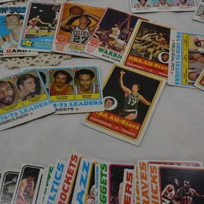 Lot of 95 NBA Hall of Famers Basketball Cards, â€™71-â€˜72/â€79-â€˜80