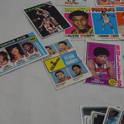 Lot of 95 NBA Hall of Famers Basketball Cards, â€™71-â€˜72/â€79-â€˜80