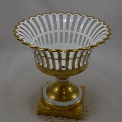 Vintage Portuguese Compote Dish 9.5x9.5
