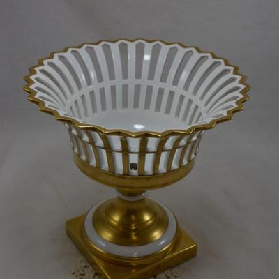 Vintage Portuguese Compote Dish 9.5x9.5