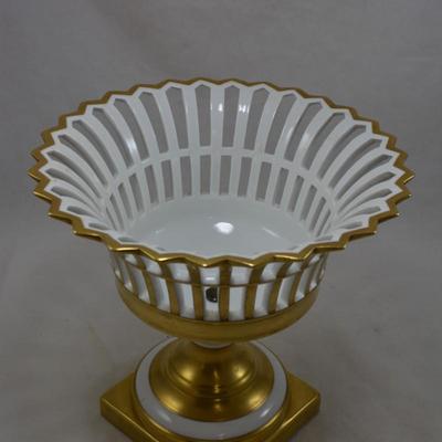 Vintage Portuguese Compote Dish 9.5x9.5