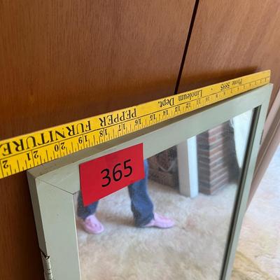 Large mirrored door