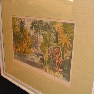 Currier & Ives â€œThe Sunny Southâ€ Framed Print 25.5x20.5