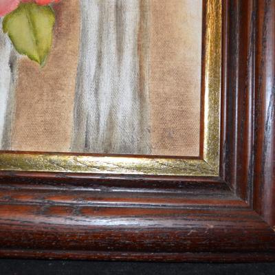 Original Framed Oil and Pencil on Canvas, Signed Yoder? 22x18