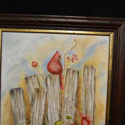Original Framed Oil and Pencil on Canvas, Signed Yoder? 22x18