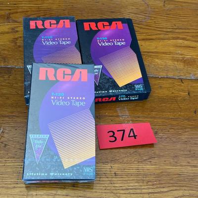 3 VHS Tapes