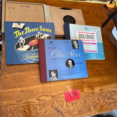 Lot of 78 record albums