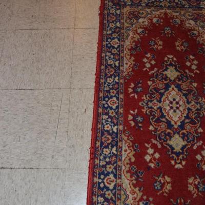 Vintage Wool Small Area Rug 48x24