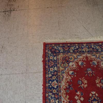 Vintage Wool Small Area Rug 48x24