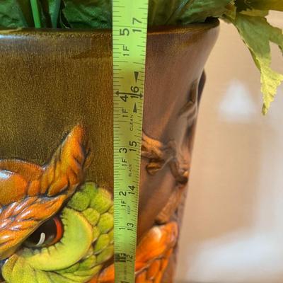 MCM owl vase