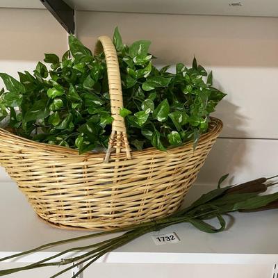 Basket of greenery