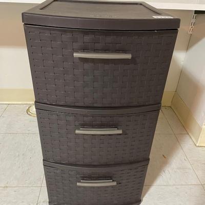 3 drawer storage container