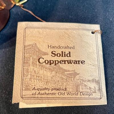 Hand Crafted Solid Copperware Authentic World Design Tin Box