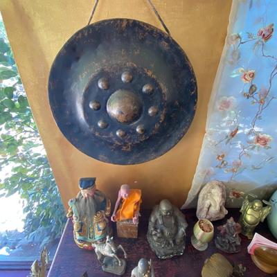 Hand Hammered Metal Gong