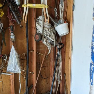 Contents of North Garage Wall