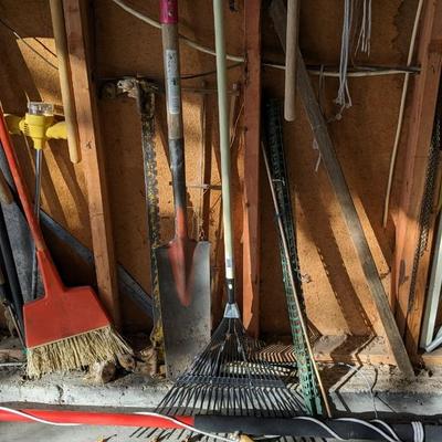 Contents of North Garage Wall