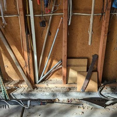 Contents of North Garage Wall