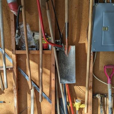 Contents of North Garage Wall