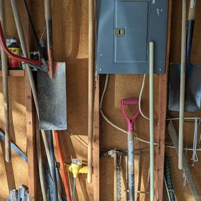 Contents of North Garage Wall