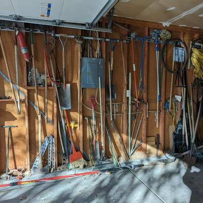Contents of North Garage Wall