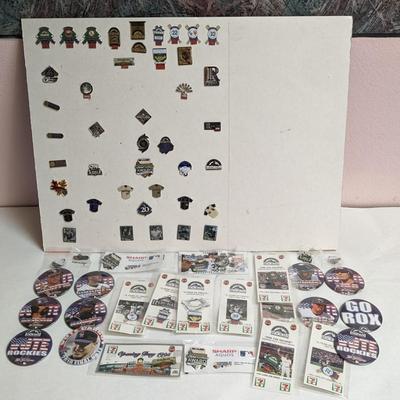 Rockies Enamel Pins