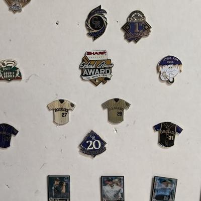 Rockies Enamel Pins