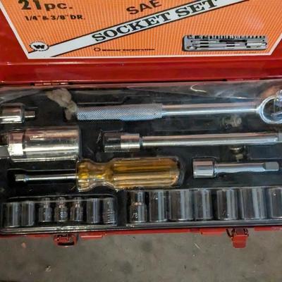 Oversized Metal Toolboxes and Contents