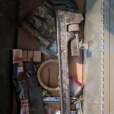 Oversized Metal Toolboxes and Contents