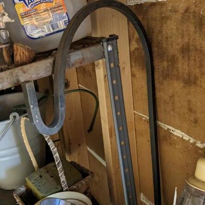 Metal Shelves and Contents