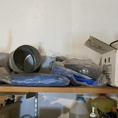 Contents of East Garage Wall