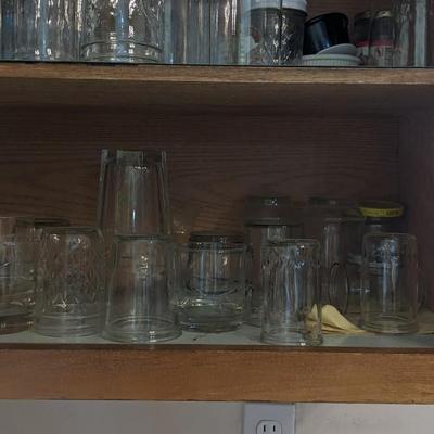 Contents of South Kitchen Cabinets