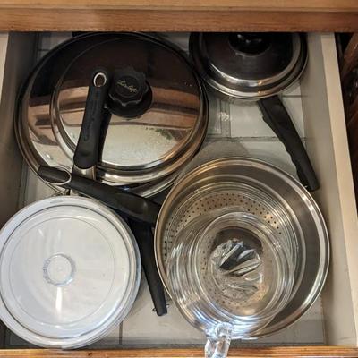 Contents of South Kitchen Cabinets