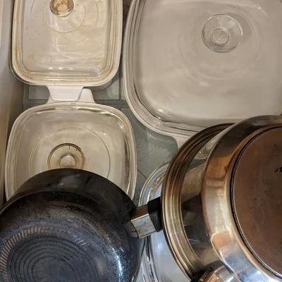 Contents of South Kitchen Cabinets