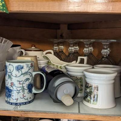 Contents of South Kitchen Cabinets