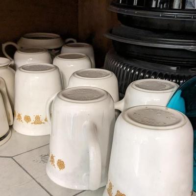 Contents of South Kitchen Cabinets