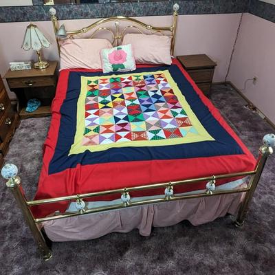 Queen Bed and Night Stands