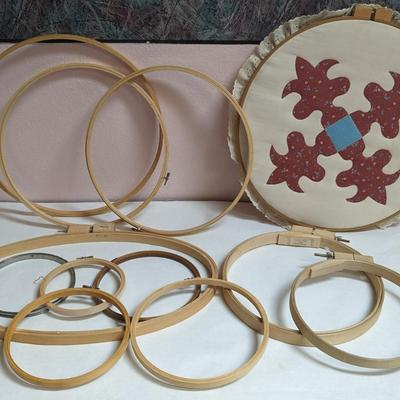 Cross Stitch Hoops